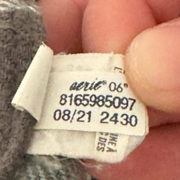 Aerie Anytime Favorite Flannel Gray Green Yellow Soft Multicolor Plaid Shirt - Picture 7 of 7